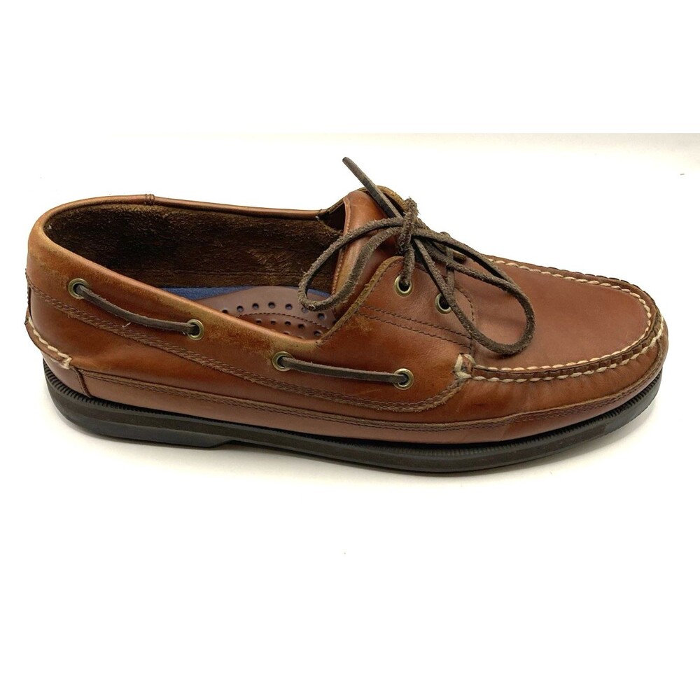 LANDS END VINTAGE 1982 'AO MENS BOAT SHOES  #59055 SIZE 11.5M "RARE" Docksiders